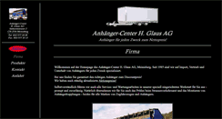 Desktop Screenshot of anhaengercenter.ch