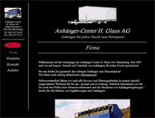 Tablet Screenshot of anhaengercenter.ch